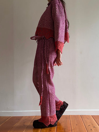 old coverlet short jacket