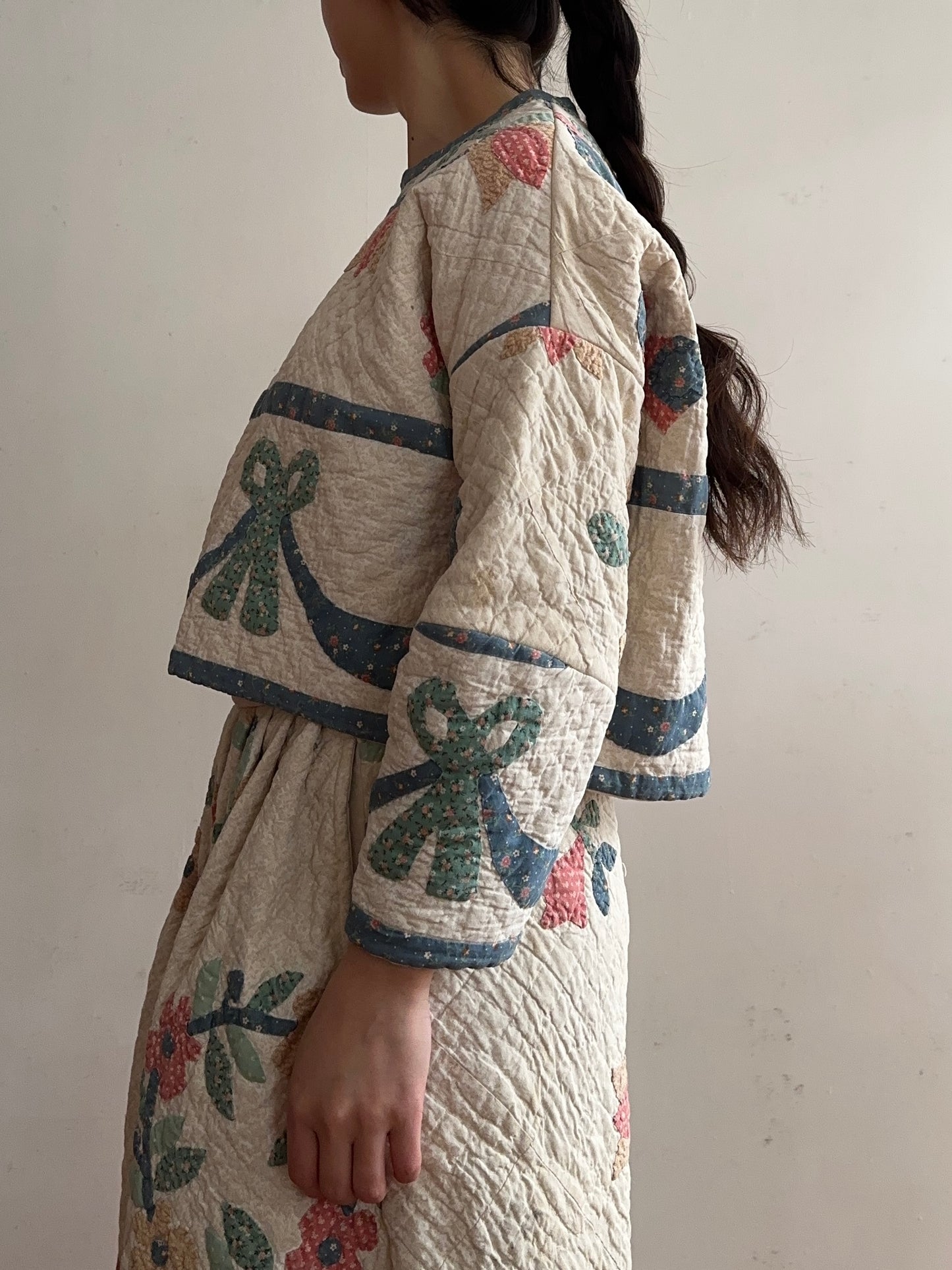 old quilt lantern tops