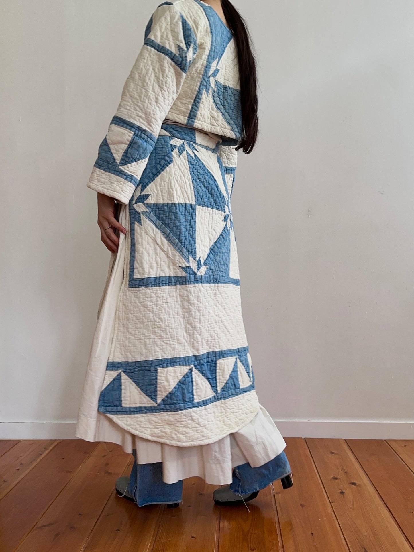 old quilt wrap skirt