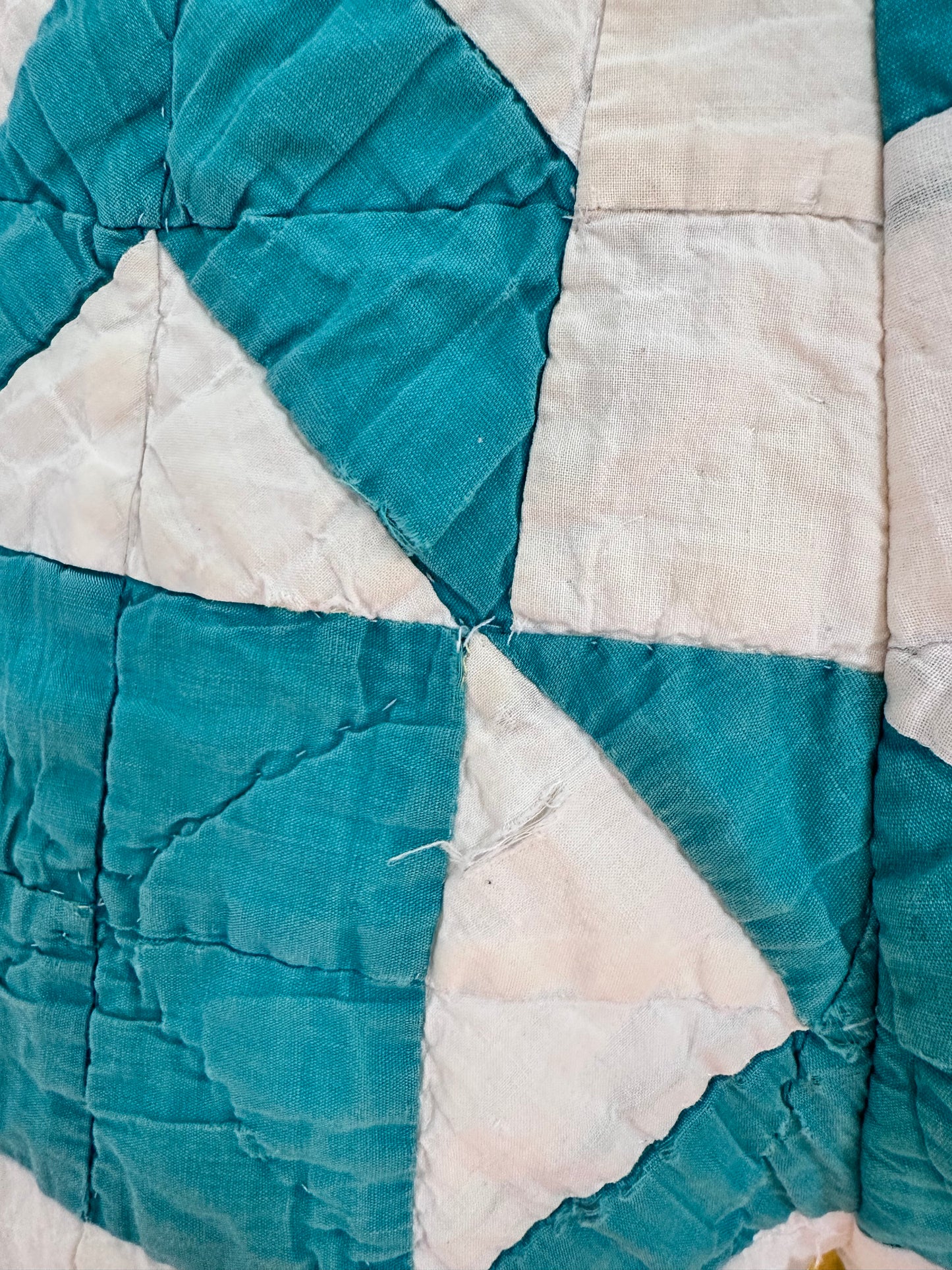 old quilt short pants