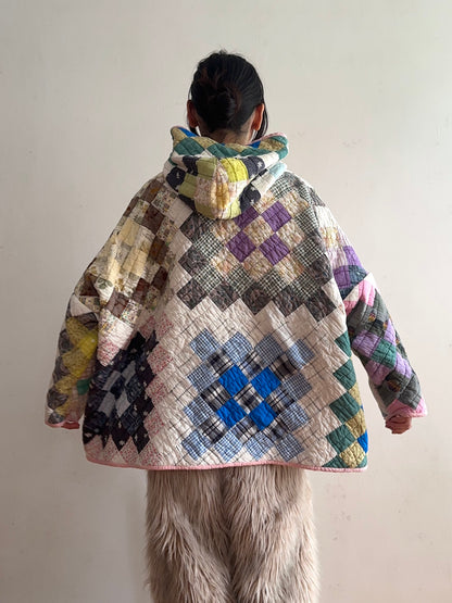 old quilt parka