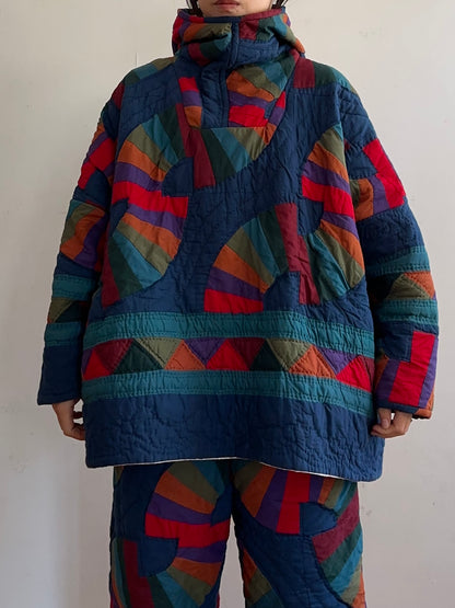 old quilt parka