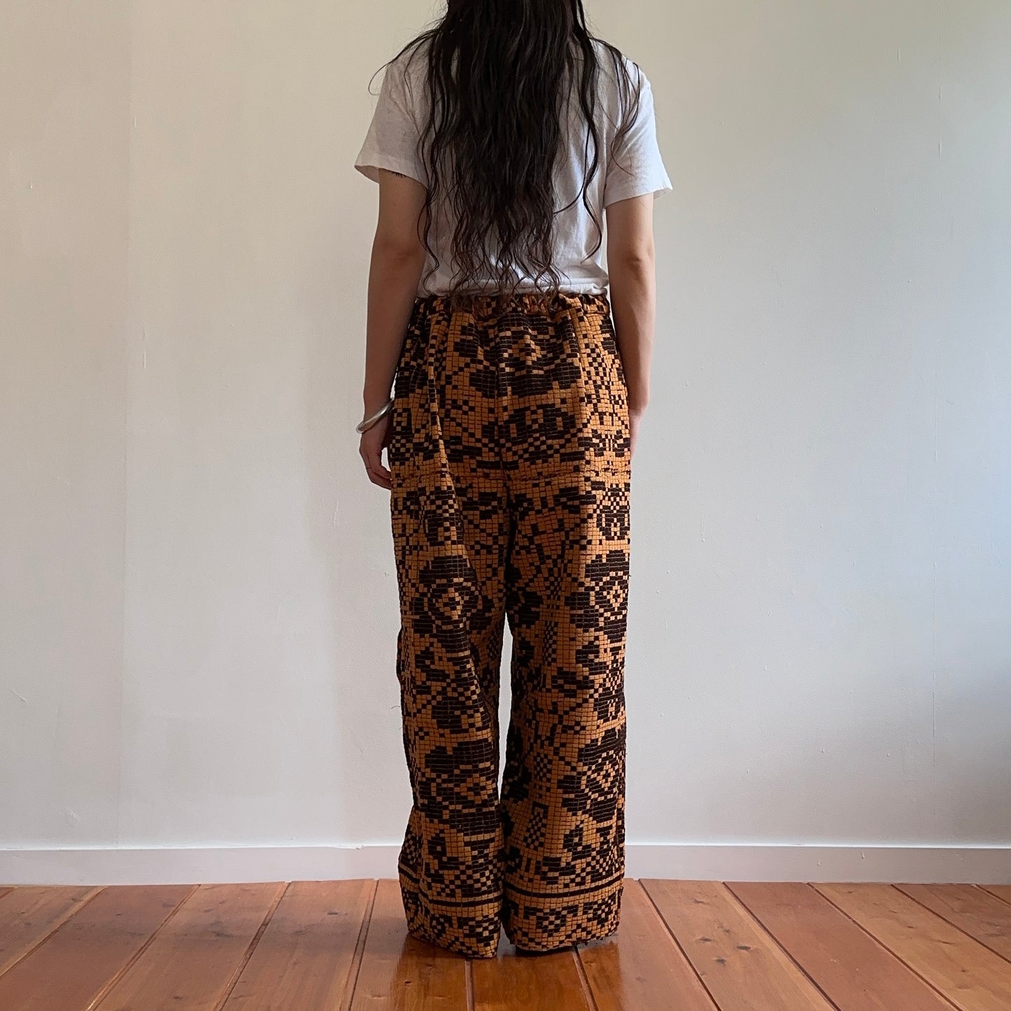 old coverlet tuck wide pants