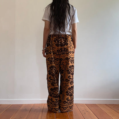 old coverlet tuck wide pants