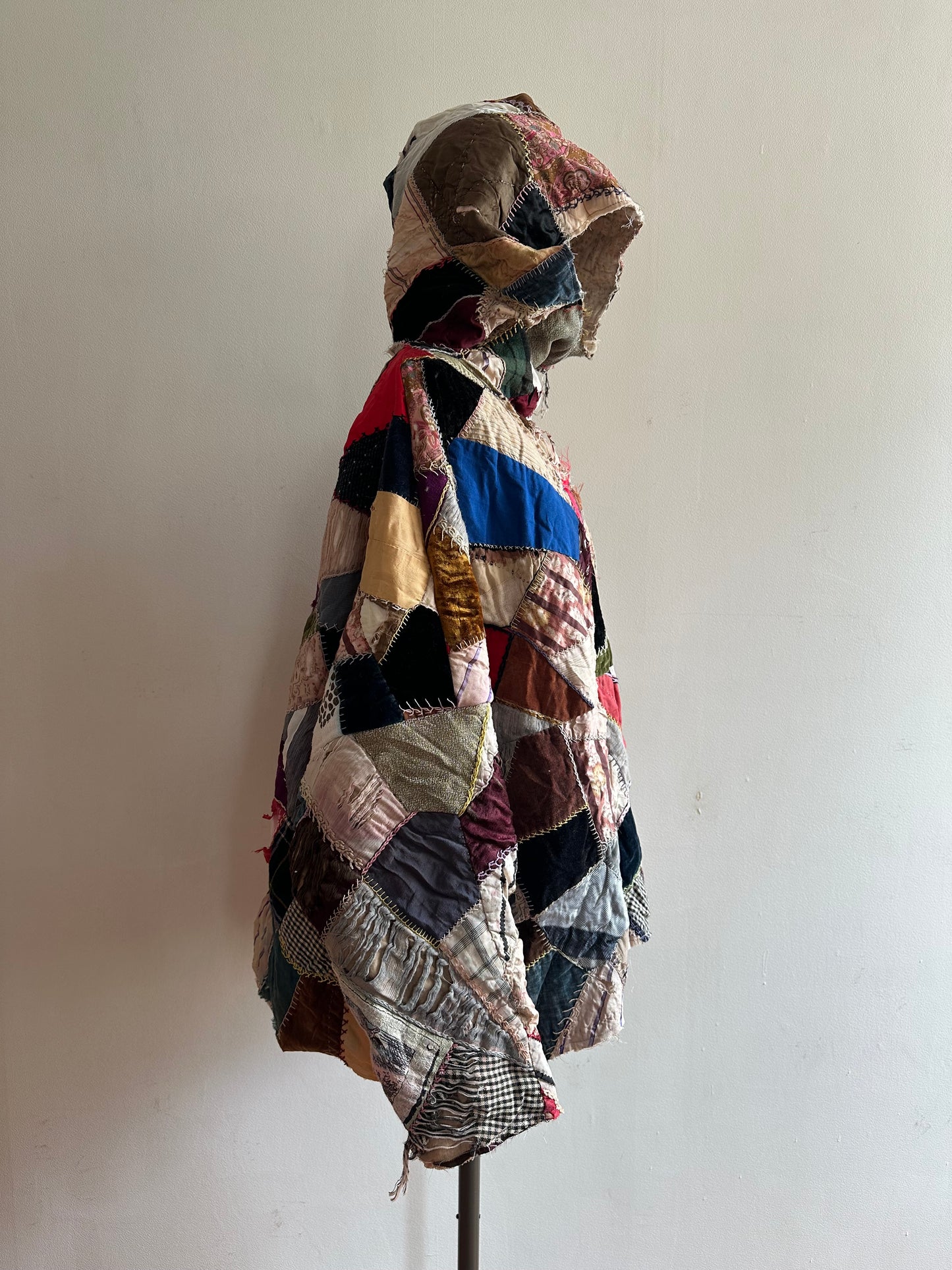 old quilt crazy parka