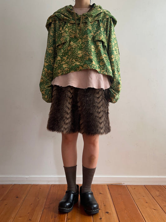 old fur short pants /owl