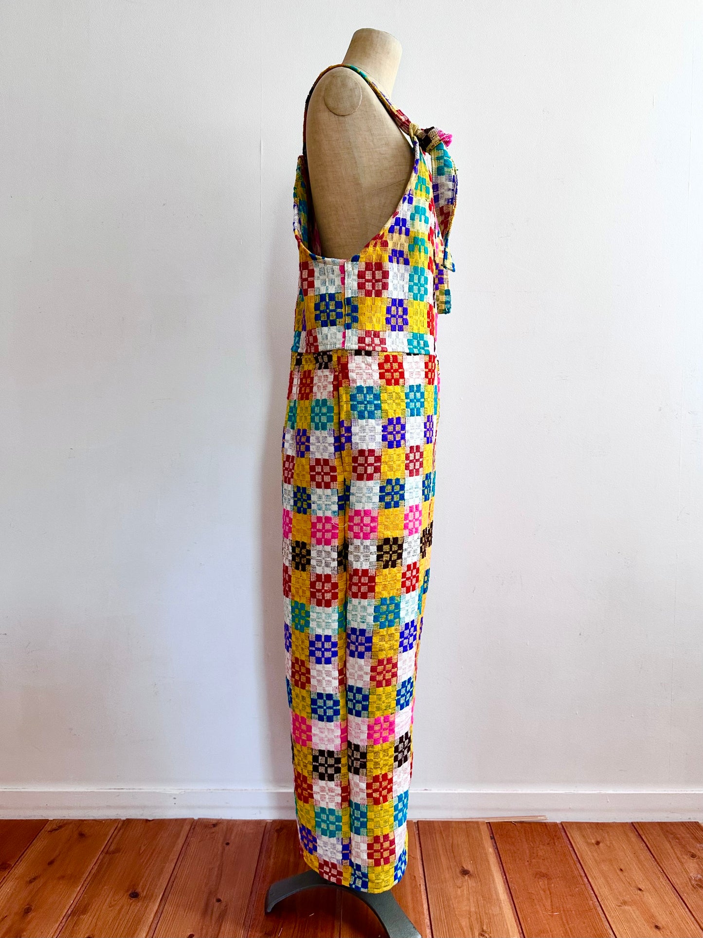 old coverlet huge overall