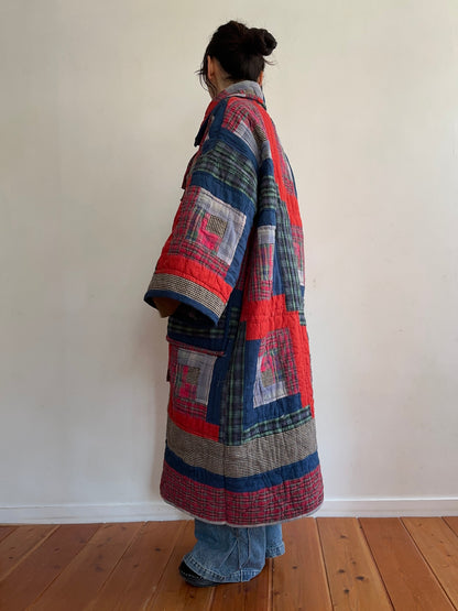 old quilt coat