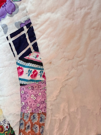 old quilt dress coat