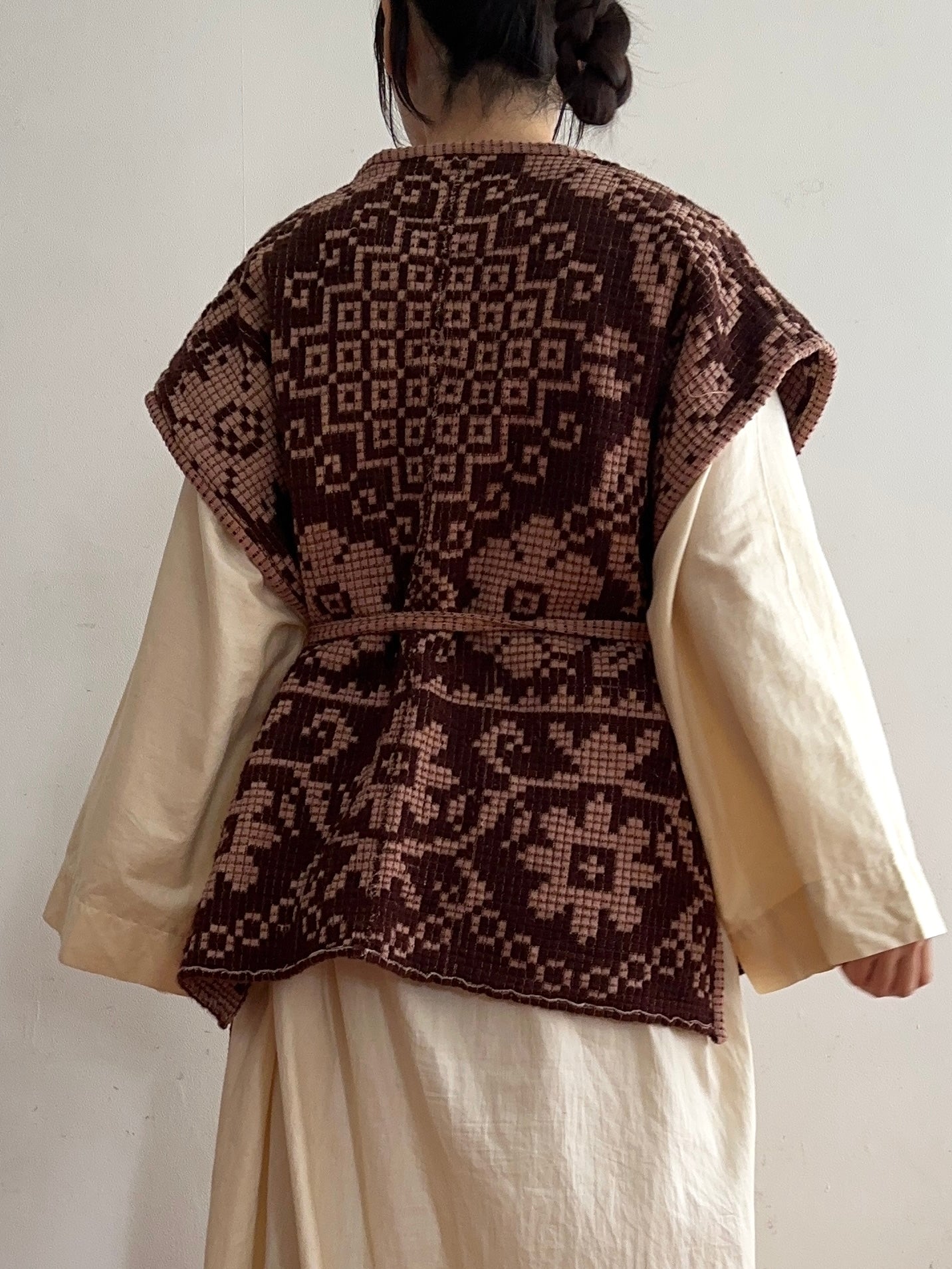 old coverlet wide vest