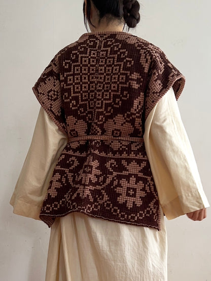 old coverlet wide vest