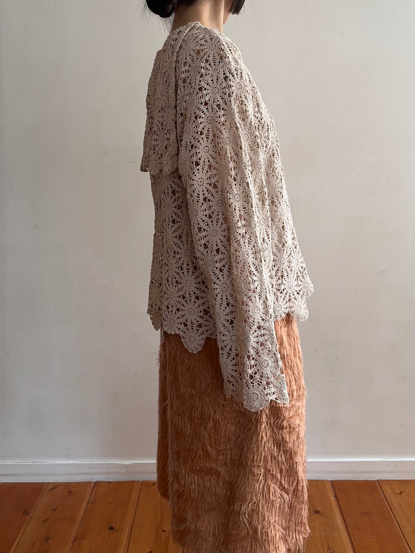 old crochet lace sailor shirts