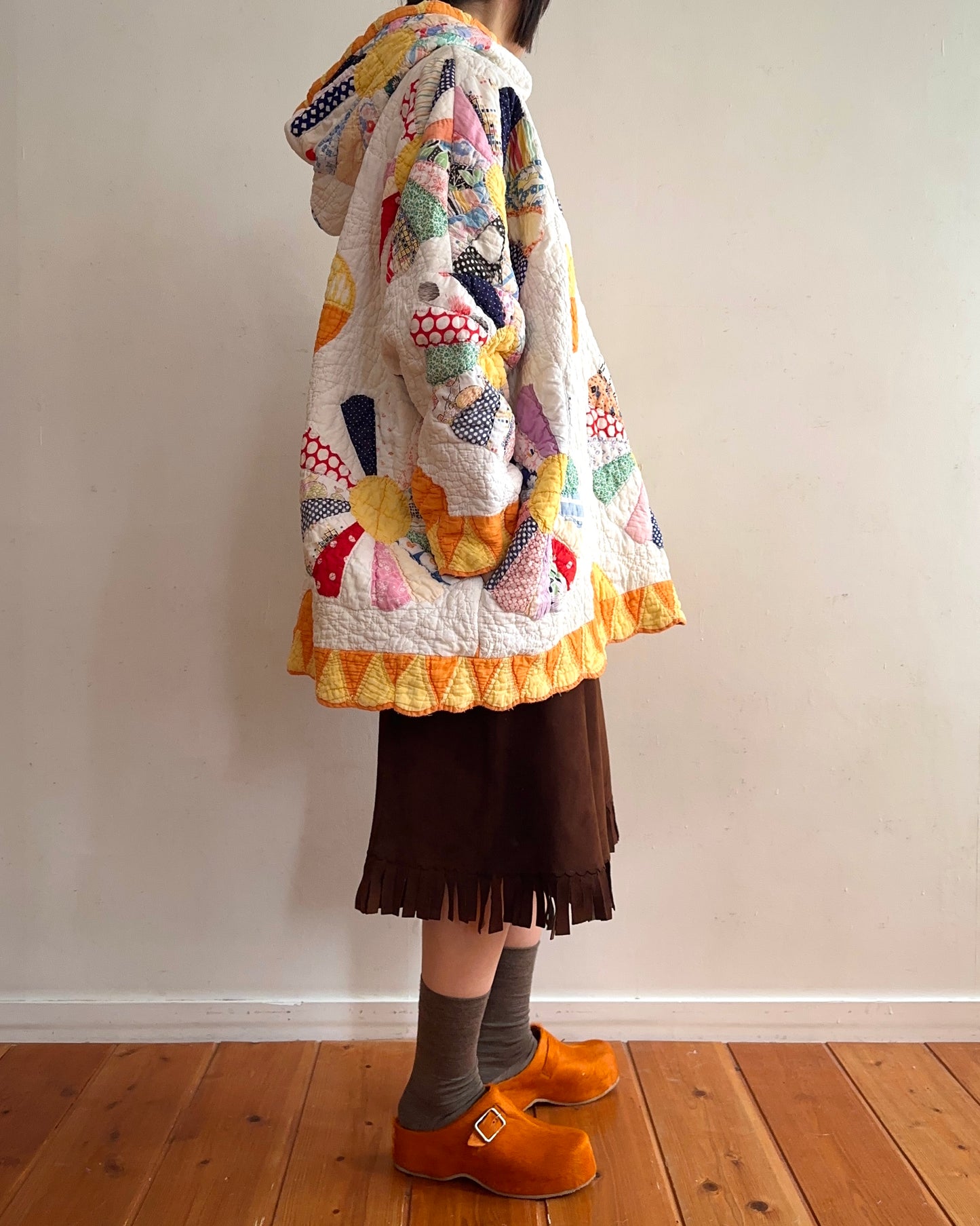 old quilt parka