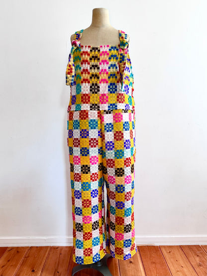 old coverlet huge overall