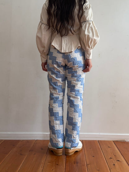 old quilt slim pants