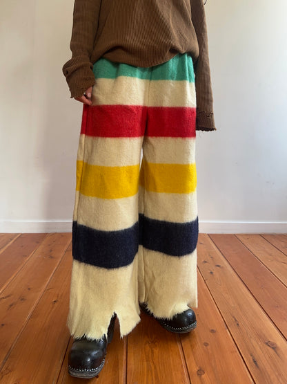old blanket tuck wide pants