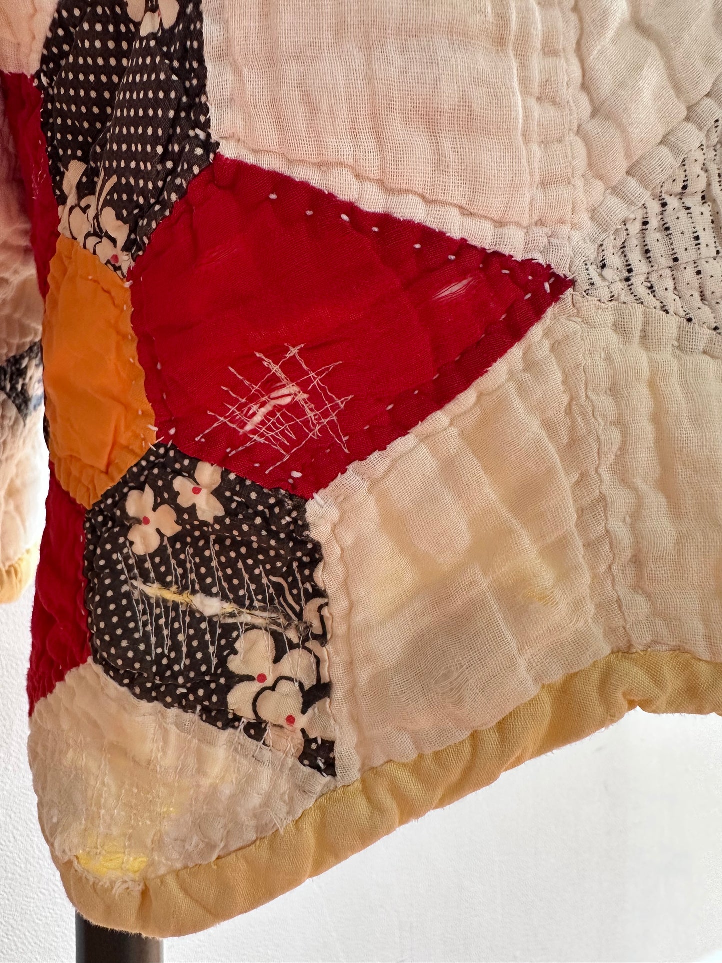 old quilt short pants