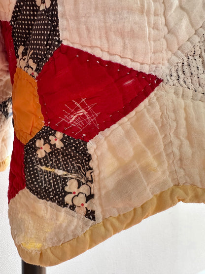 old quilt short pants