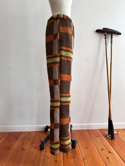 old blanket slim flare pants