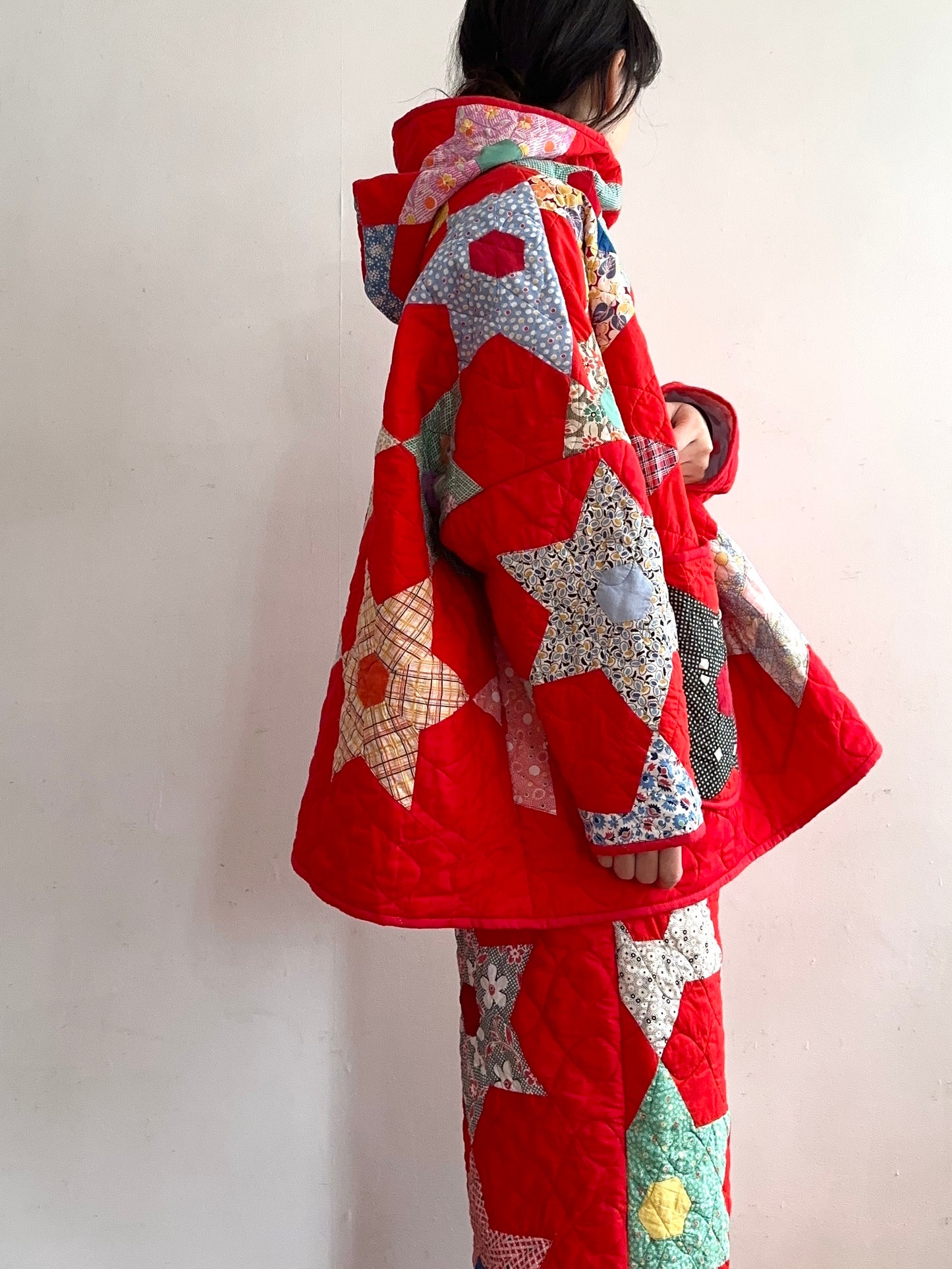 old quilt parka