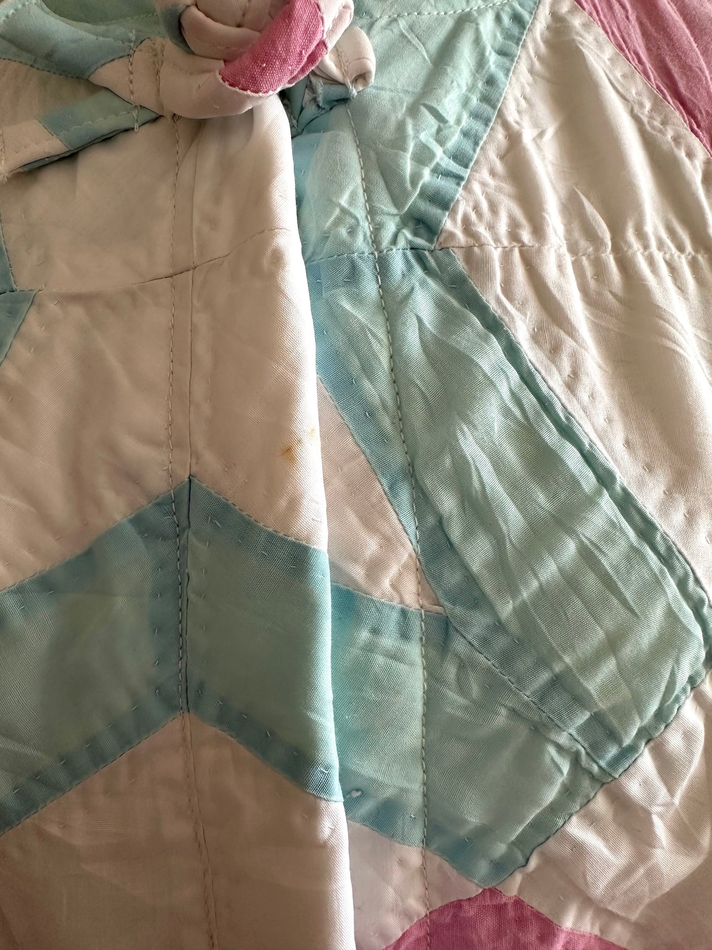 vecchia giacca corta trapuntata