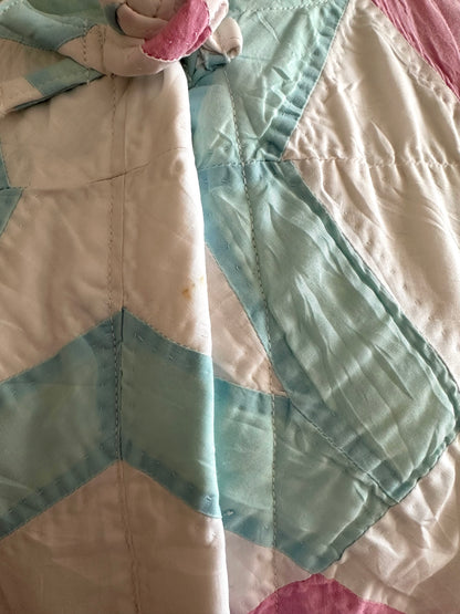 vecchia giacca corta trapuntata