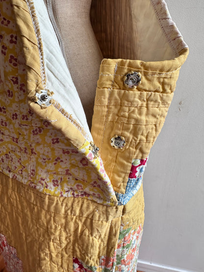 semi-antique quilt huge overall