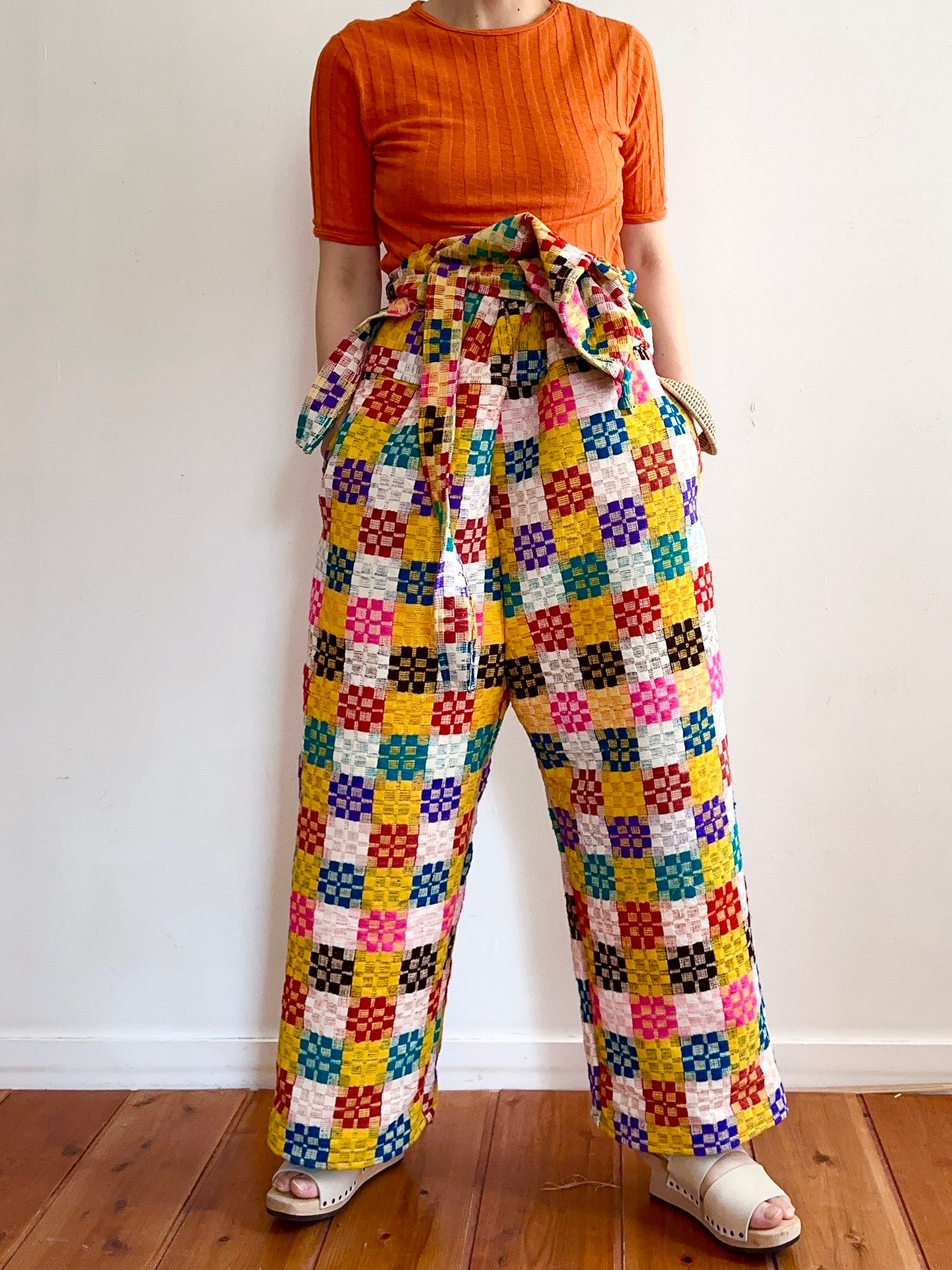 old coverlet huge overall