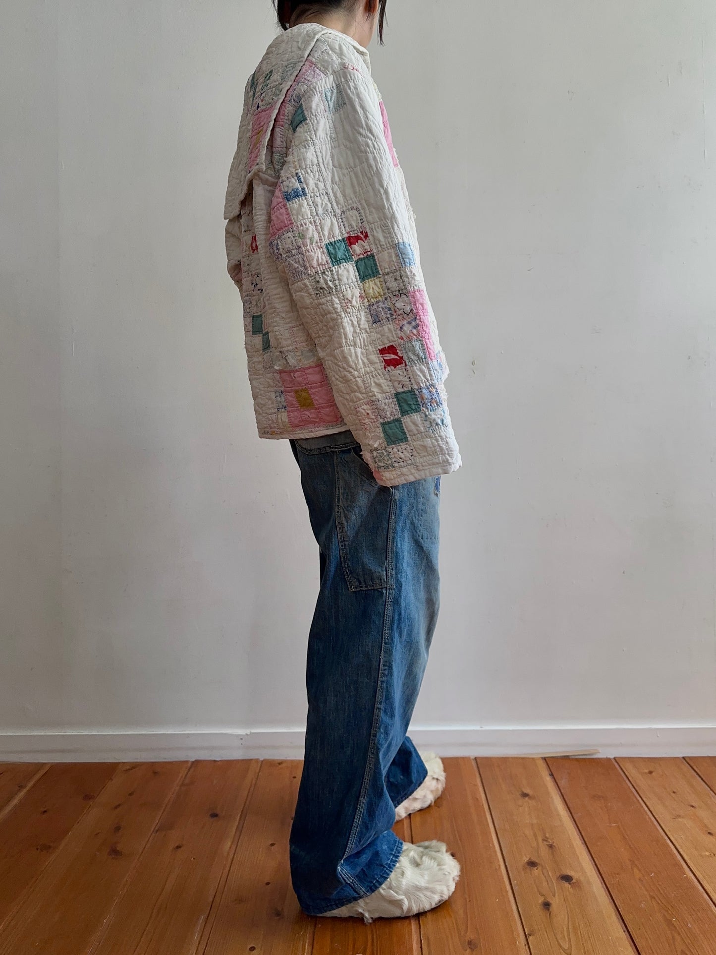 old quilt sailor shirt “boro”