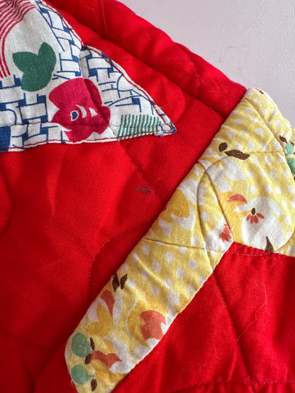 old quilt parka