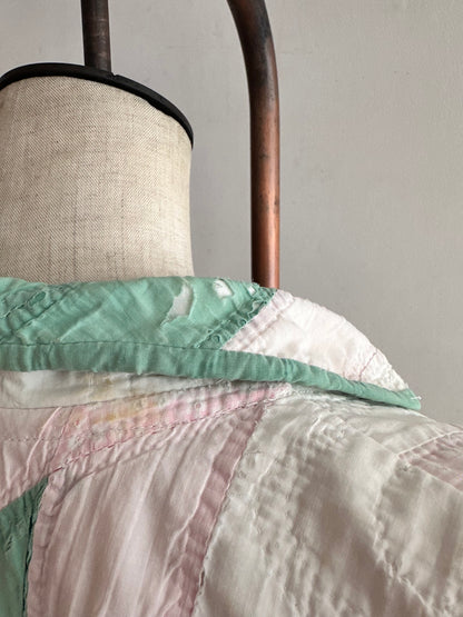 antique quilt short jacket