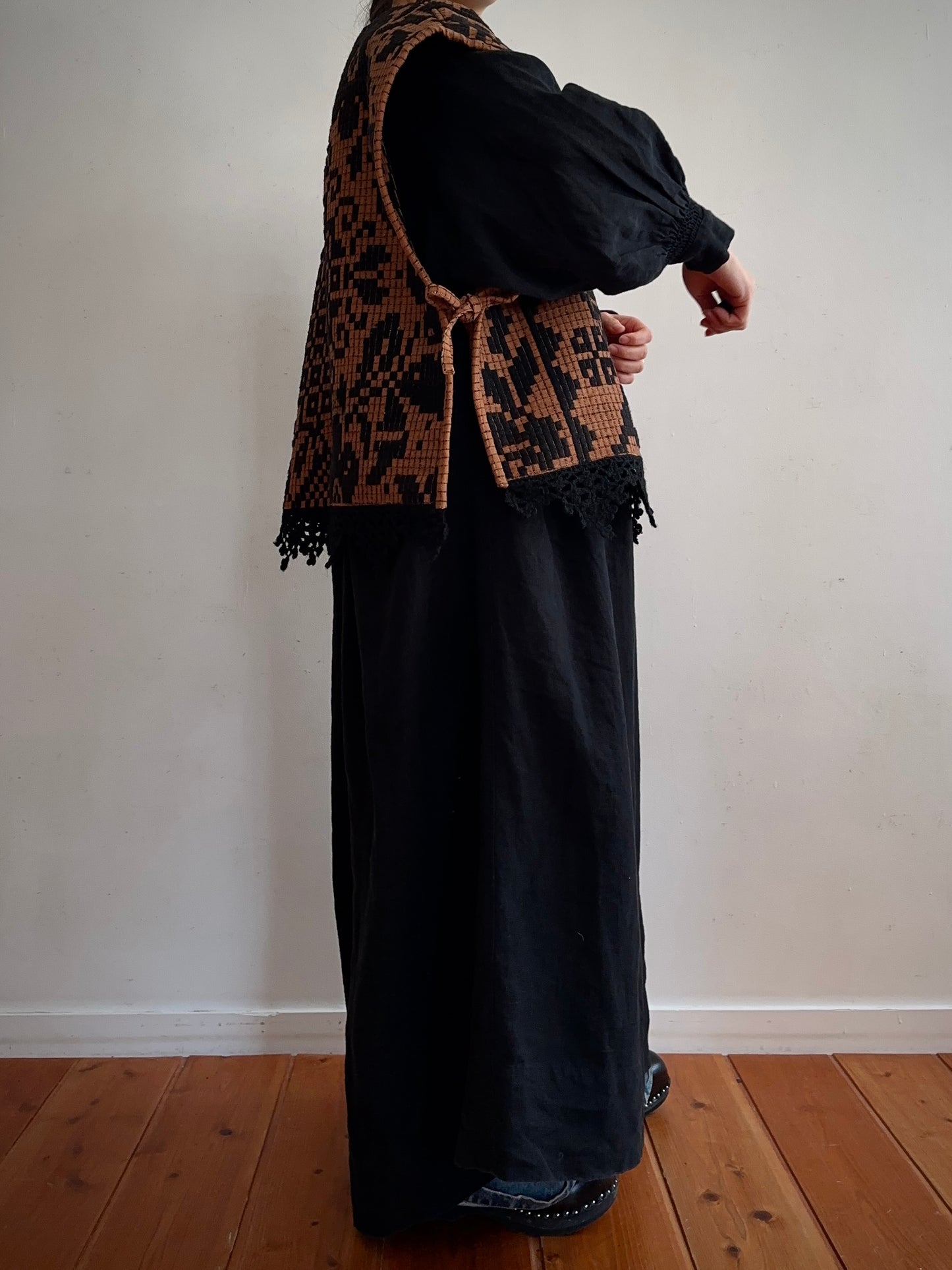 old coverlet wide vest