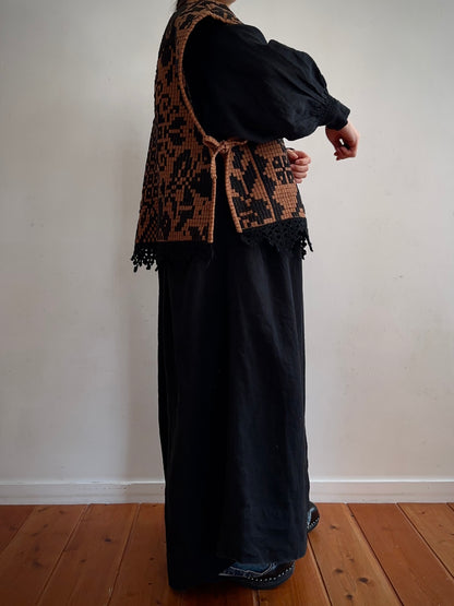 old coverlet wide vest