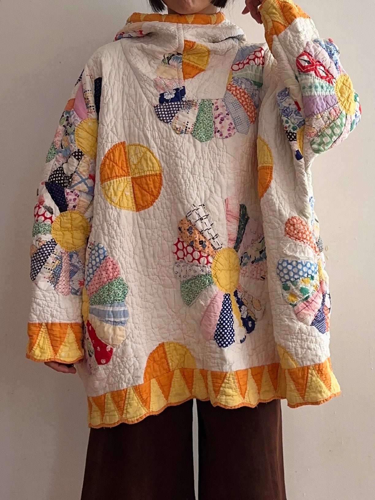 old quilt parka