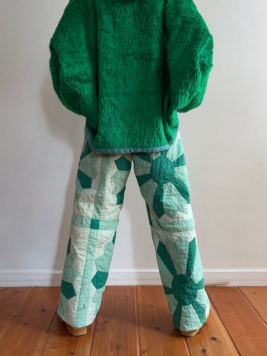 old quilt pants “boro”