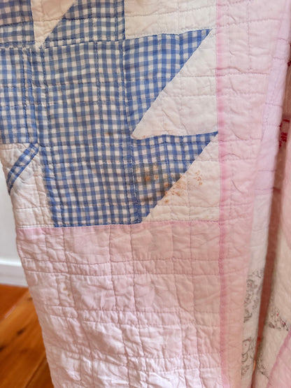 old quilt huge overall