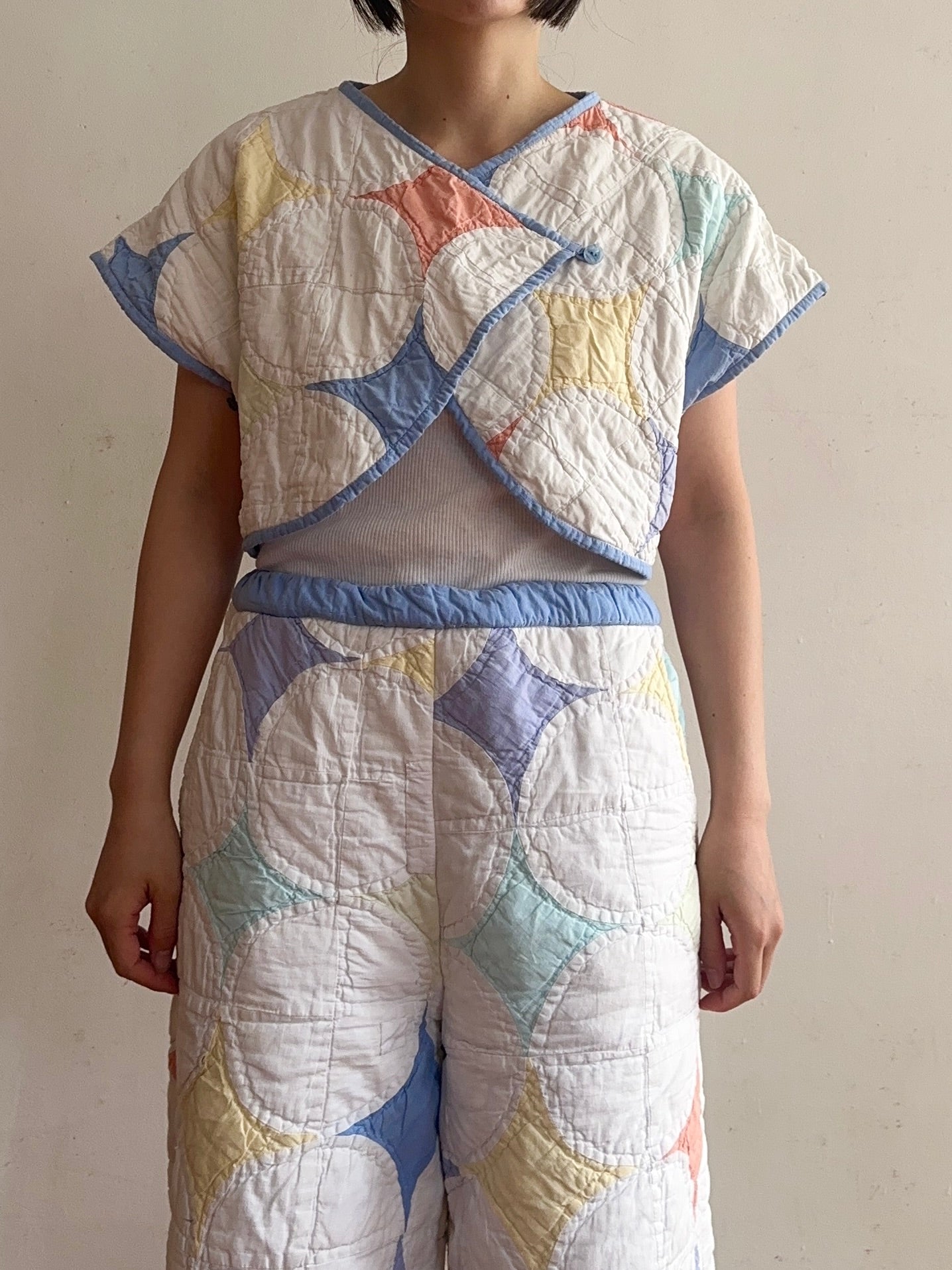 old quilt petal bolero