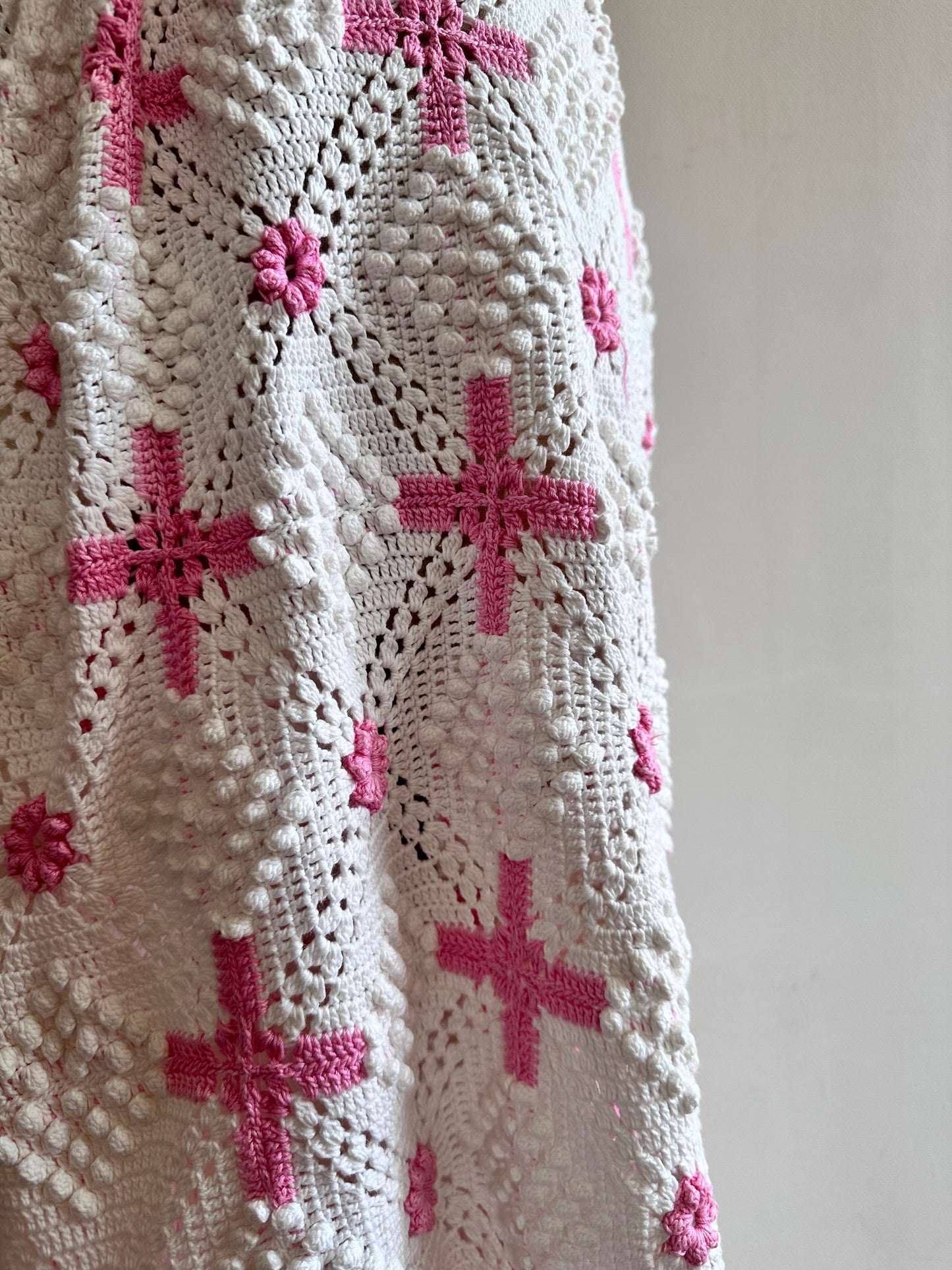 old crochet lace parka