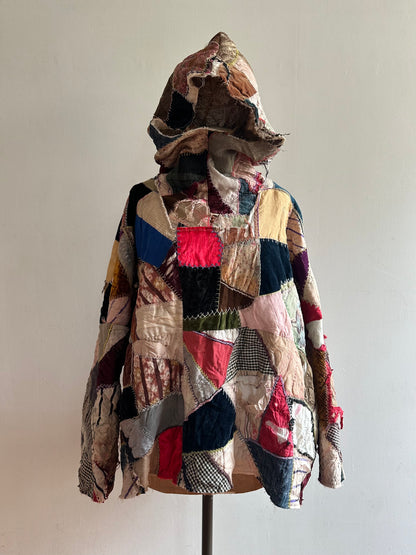 old quilt crazy parka