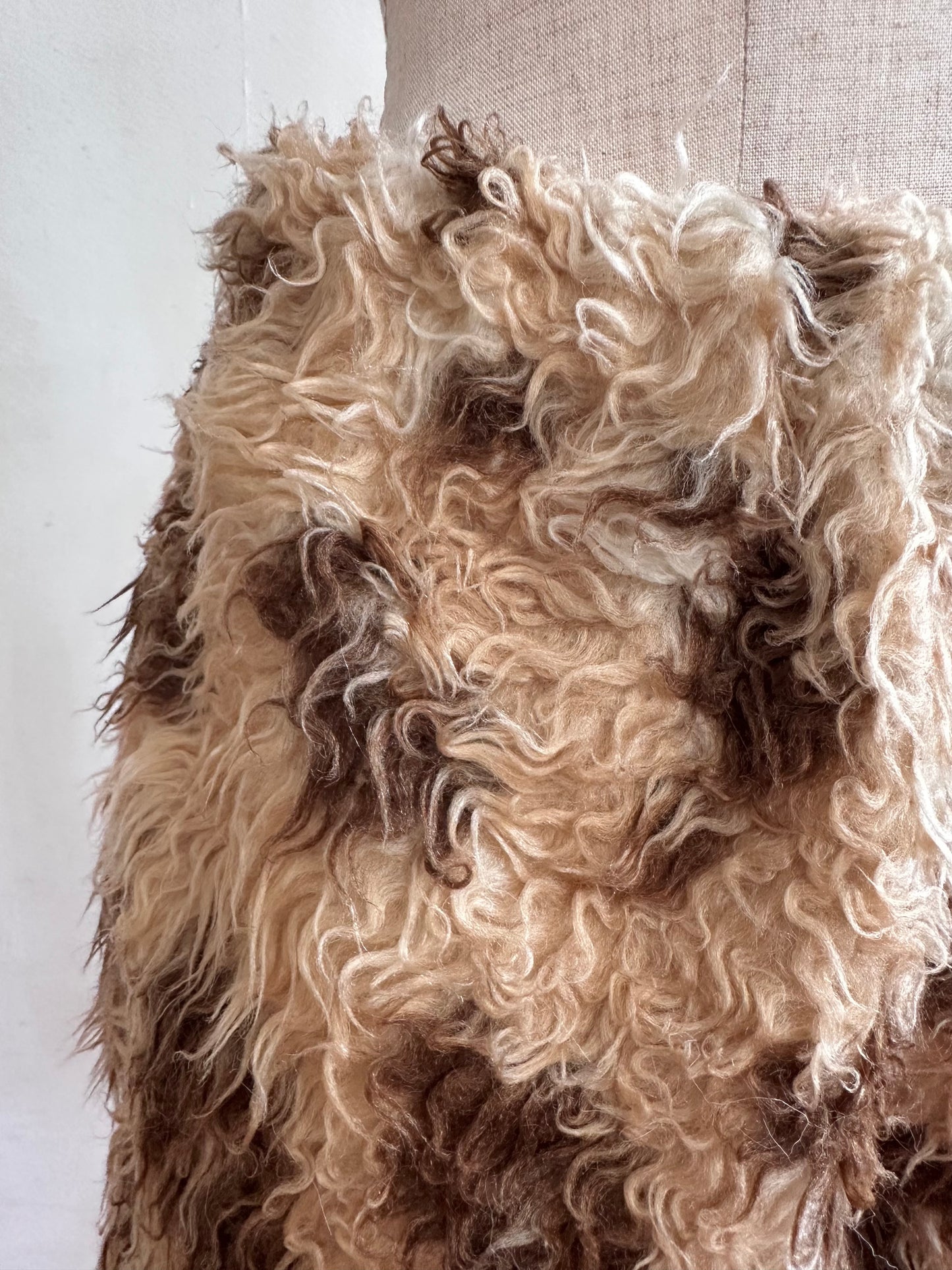 old fur short pants / leopard