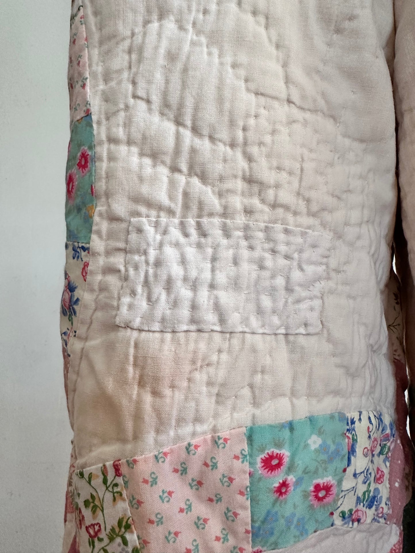 old quilt wide pants