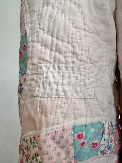 old quilt wide pants