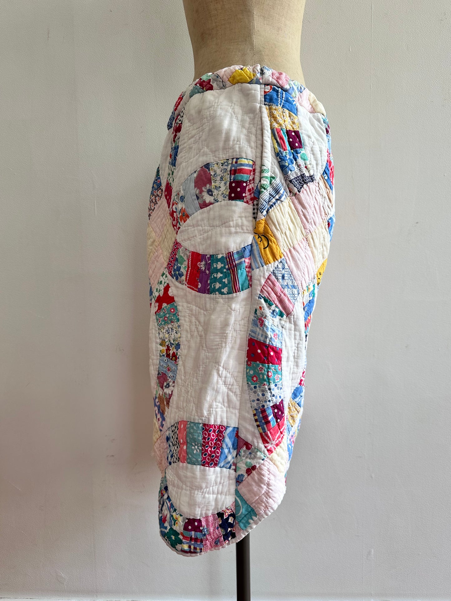 old quilt half pants