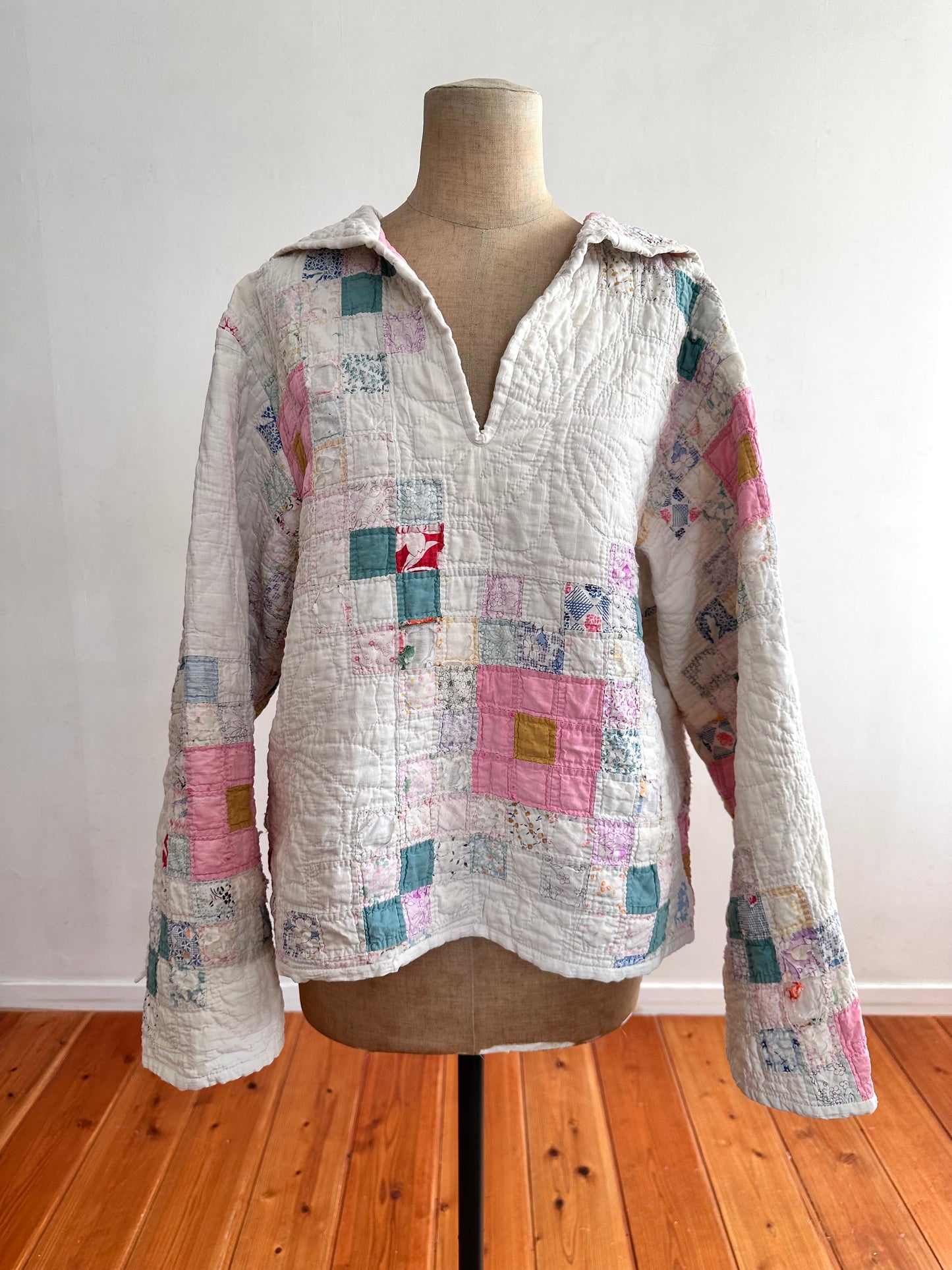 old quilt sailor shirt “boro”