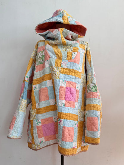 old quilt parka