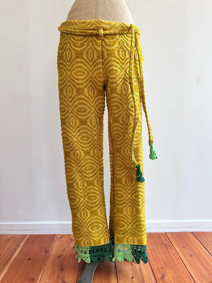 old coverlet slim flare pants / gold
