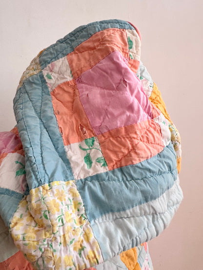 old quilt parka