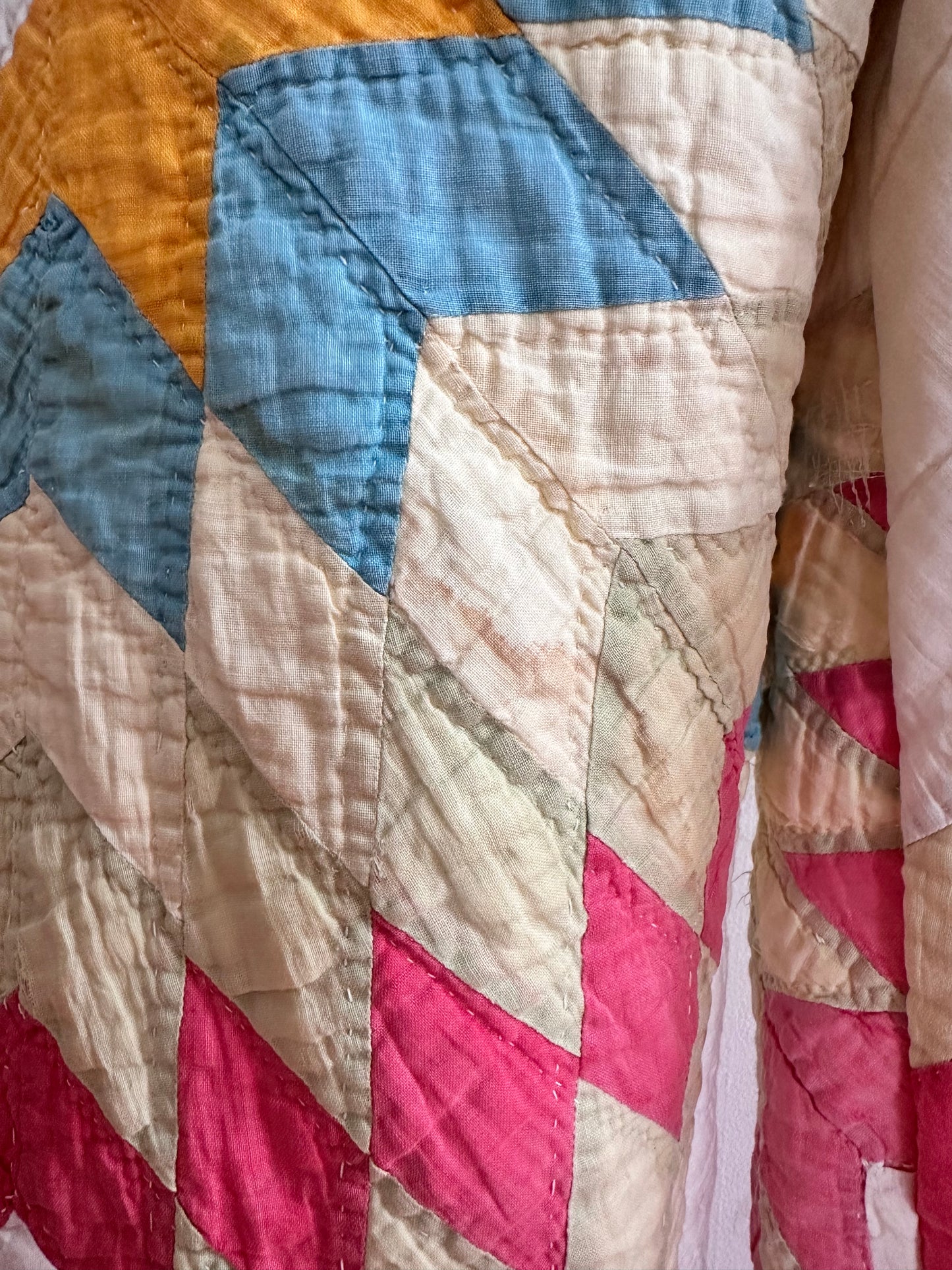 antique quilt pants