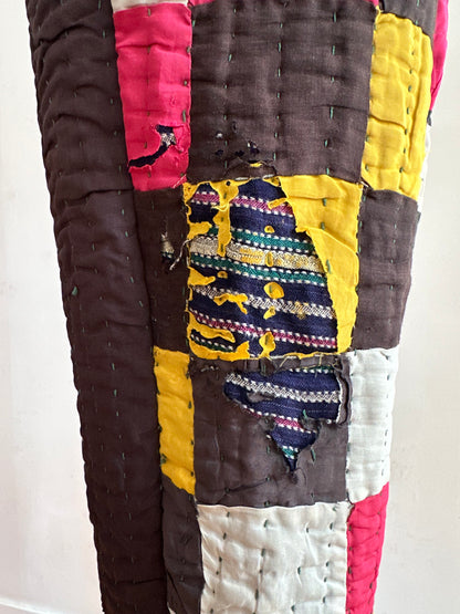 old quilt slim pants