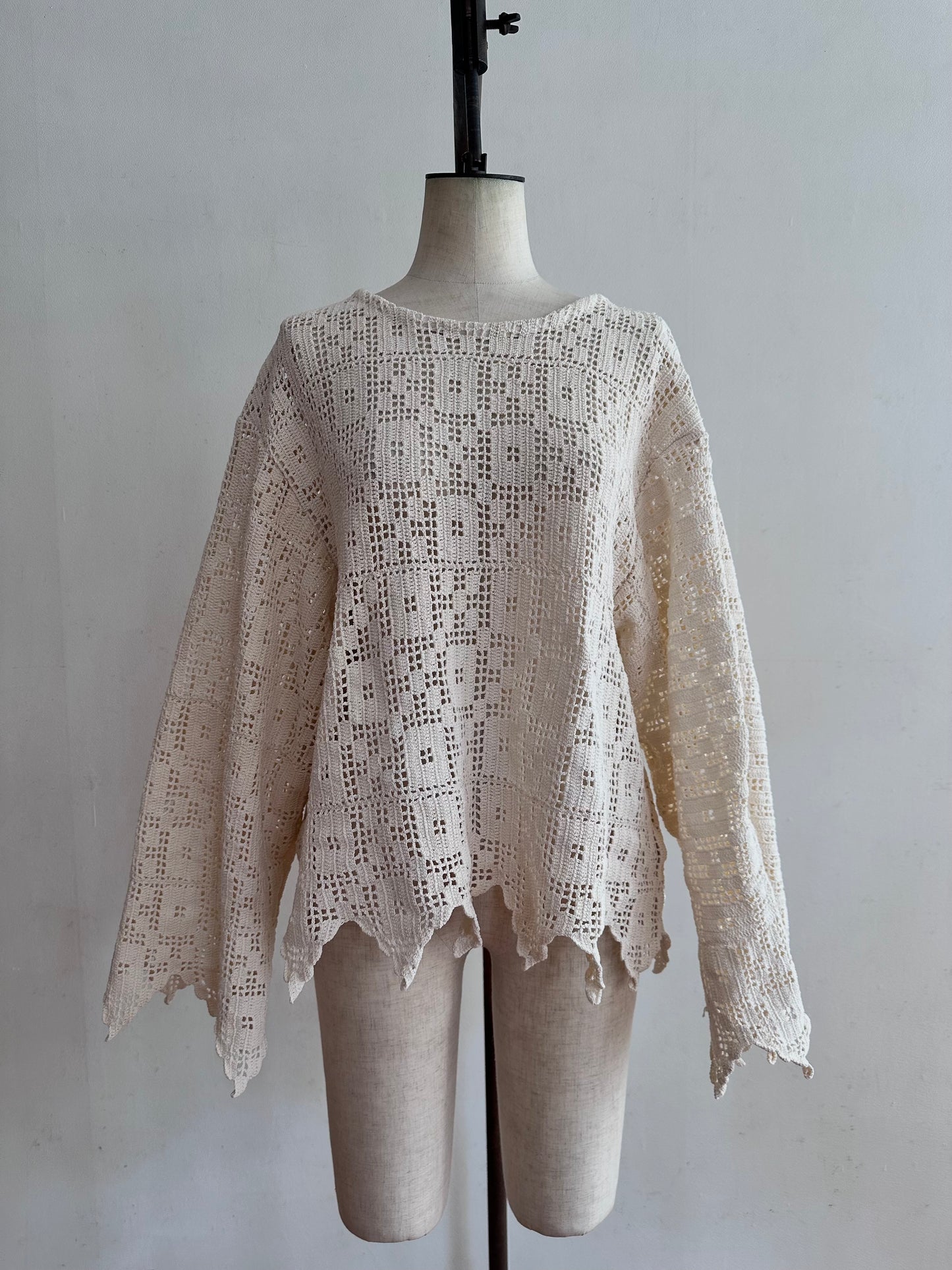 old crochet lace sailor shirts